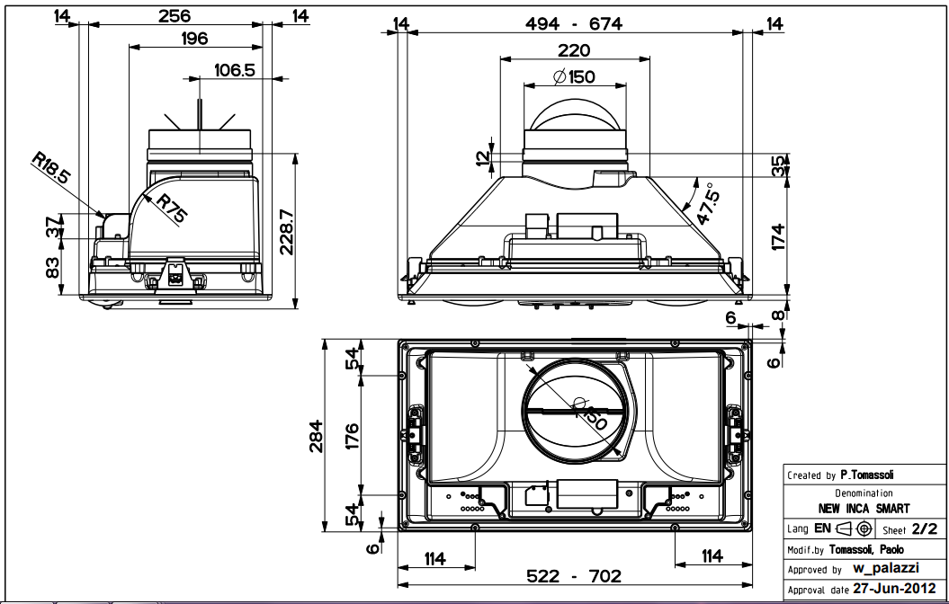 Faber smart ix a52 схема встраивания